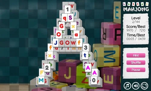 Letter Mahjong